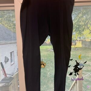 woman’s navy blue leggings 2X